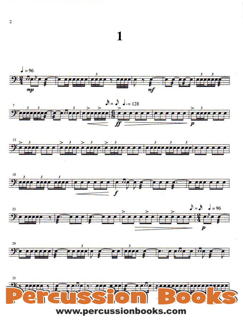 Etudes for Snare Drum Sample 1